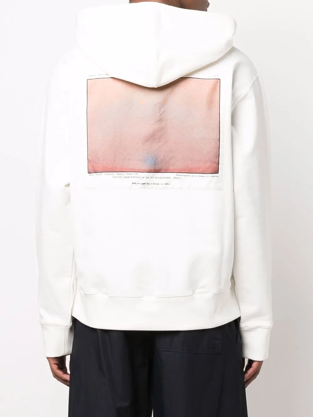 Abstract-Print Hoodie