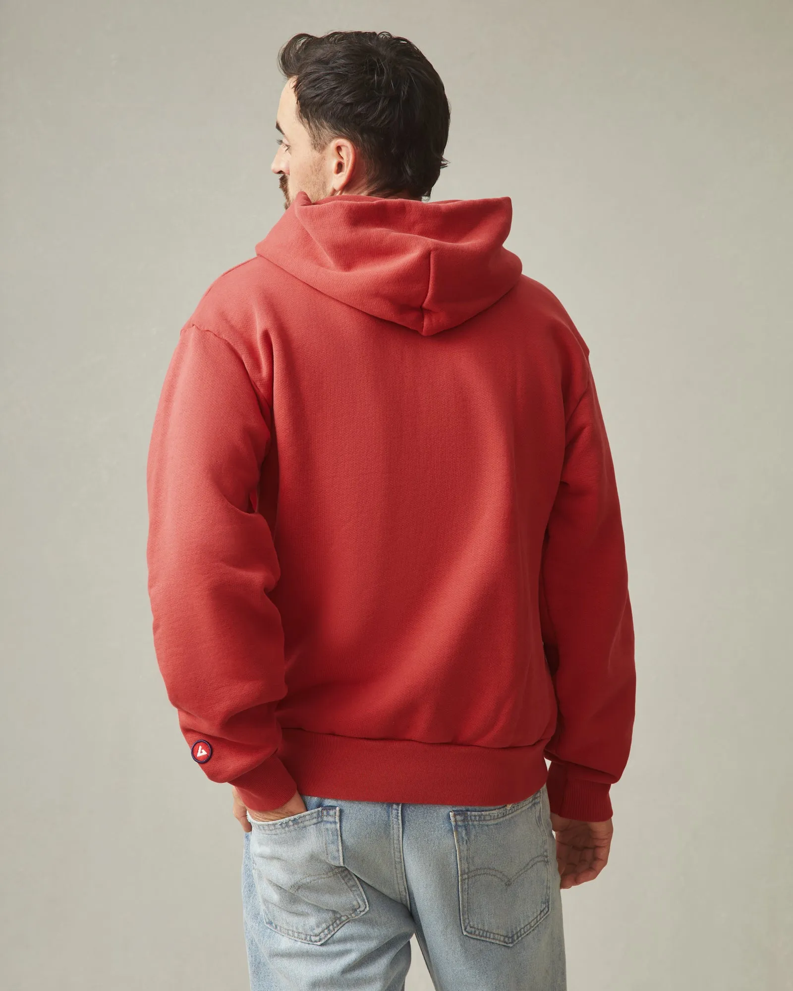 American Vintage Pullover - Washed Red