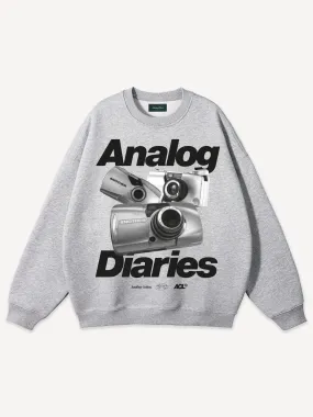 Analog Diaries Oversized Sweatshirt