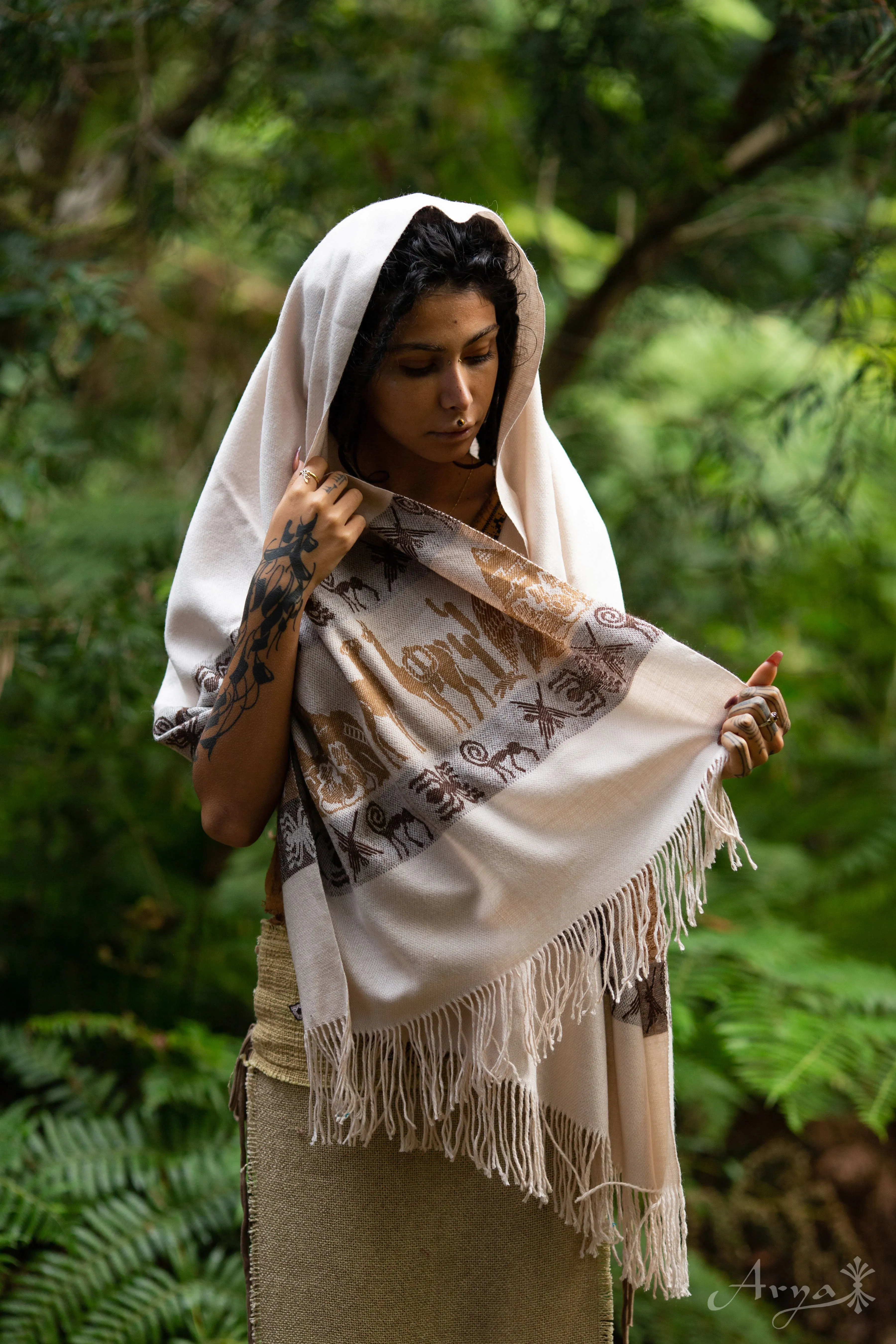 Ancient Tribe Wool Scarf - Wholesale