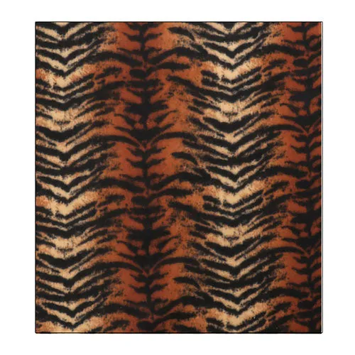 Animal Print Tassel Oblong Scarf