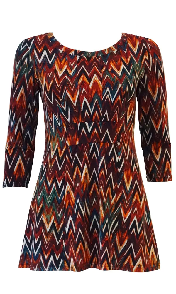 ANNA ZigZag Tunic - FINAL SALE