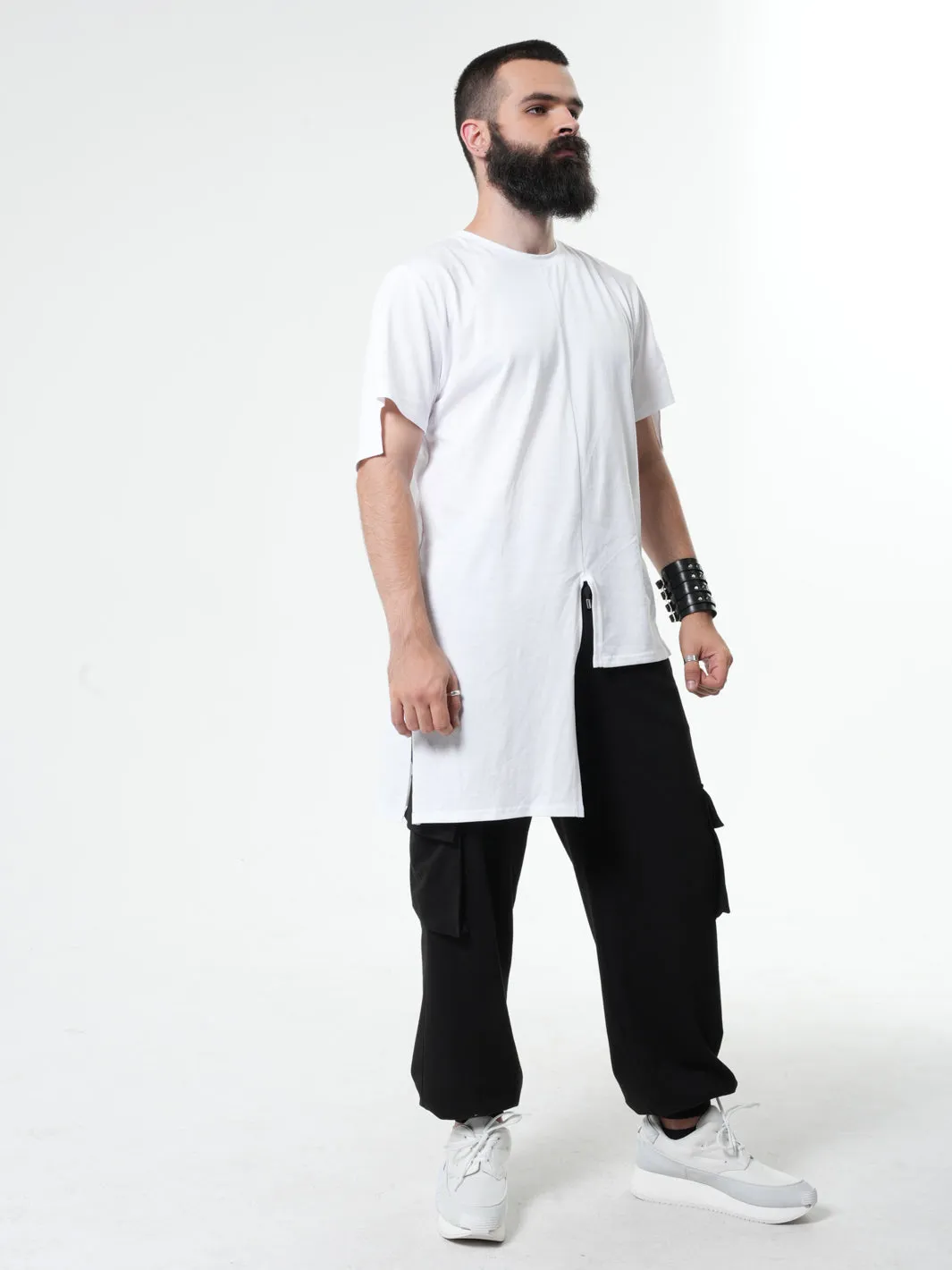 Asymmetric Mens Tunic