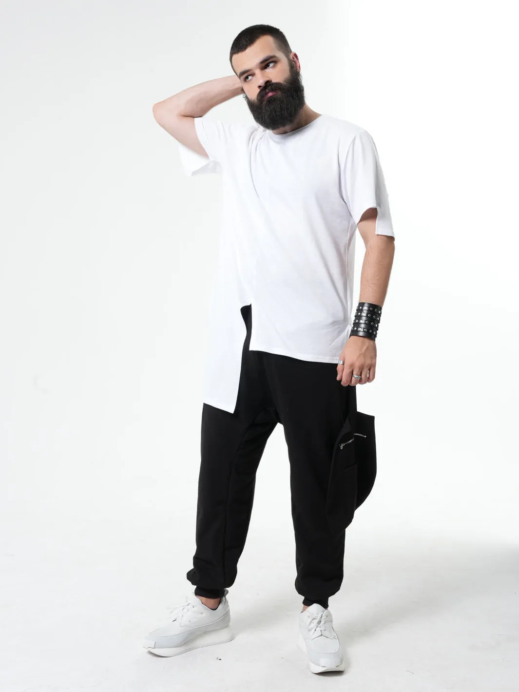 Asymmetric Mens Tunic