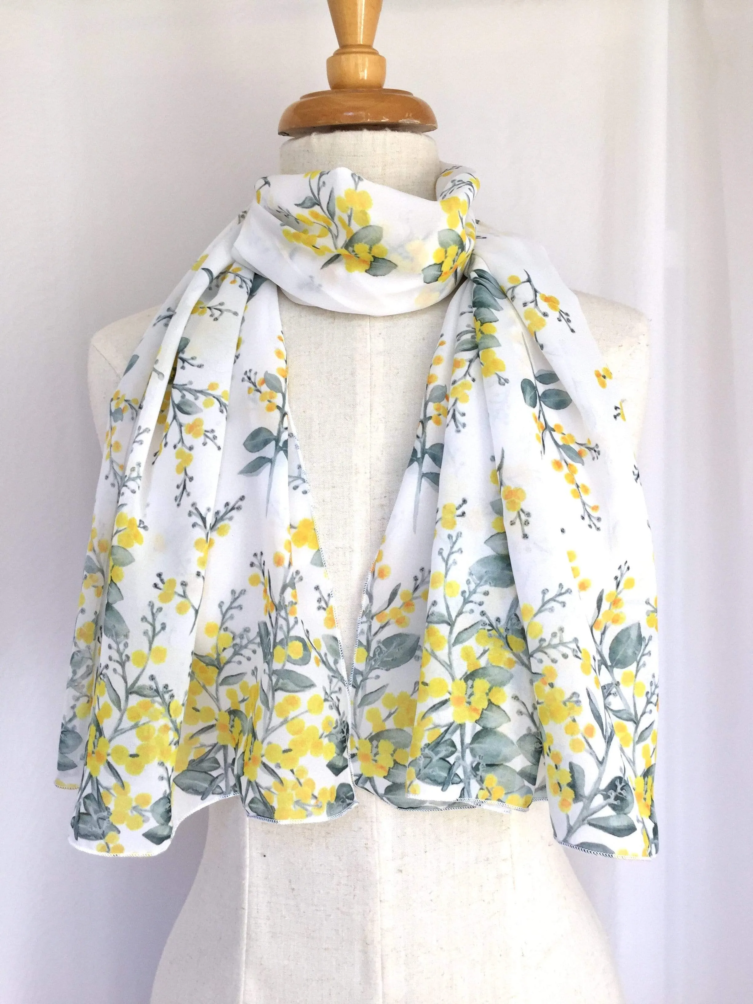 Australian Silver Wattle Scarf