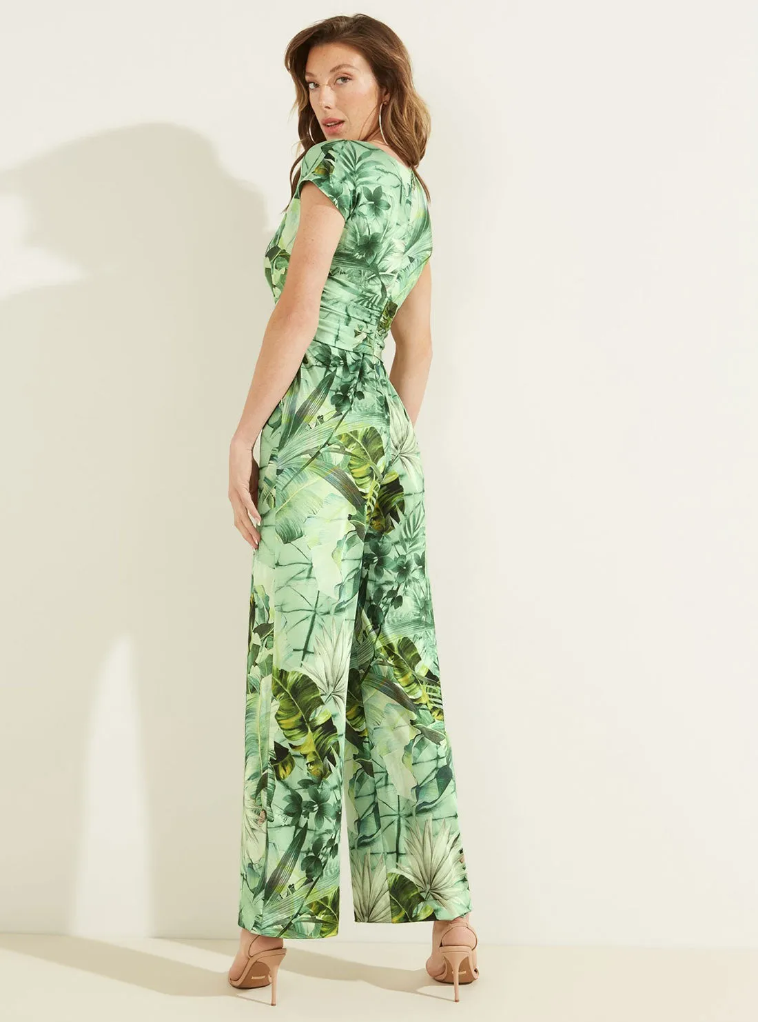 Banana Leaf Print Candice Jumpsuit