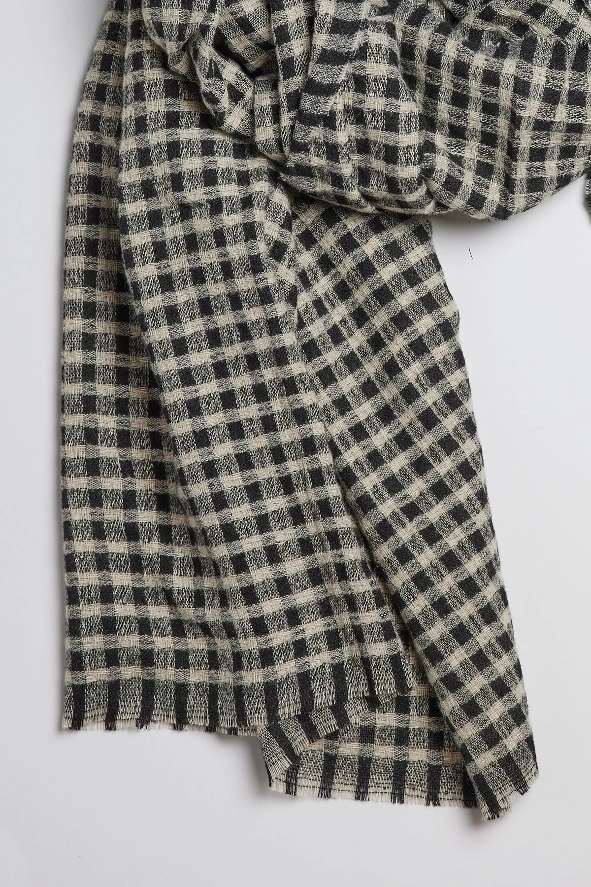 BICOLOR CHECK SCARF