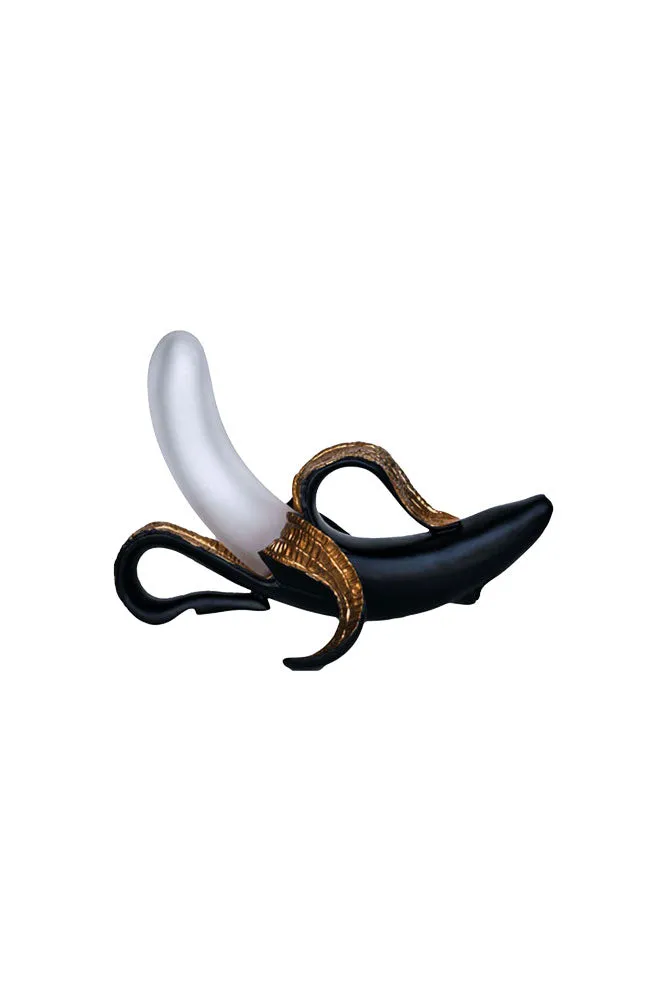 Black & Gold Banana Table Lamp