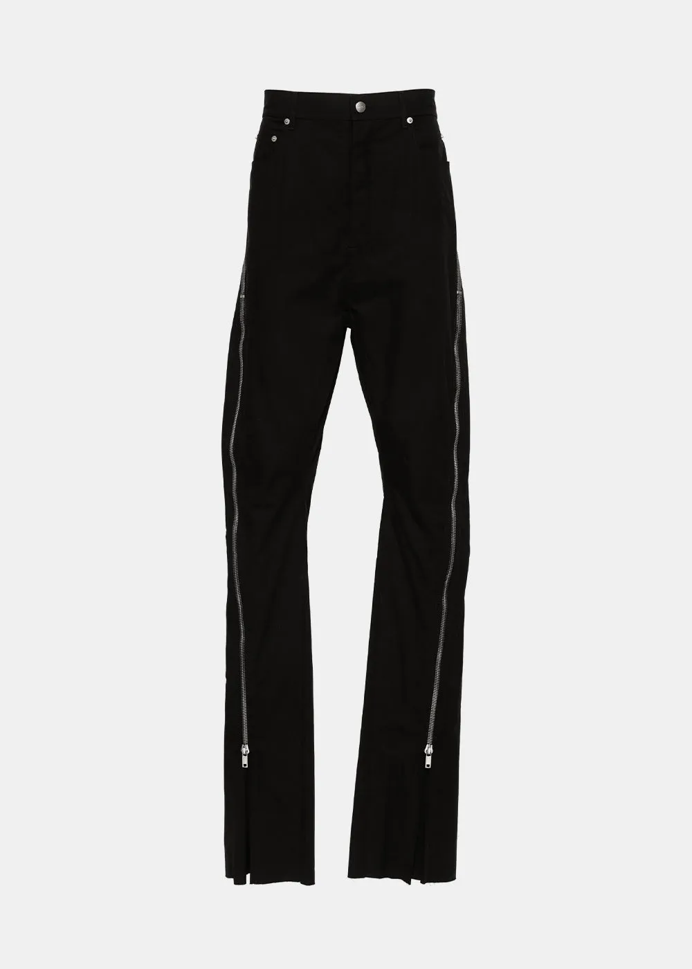 Black Bolan Banana High-Waist Slim Trousers