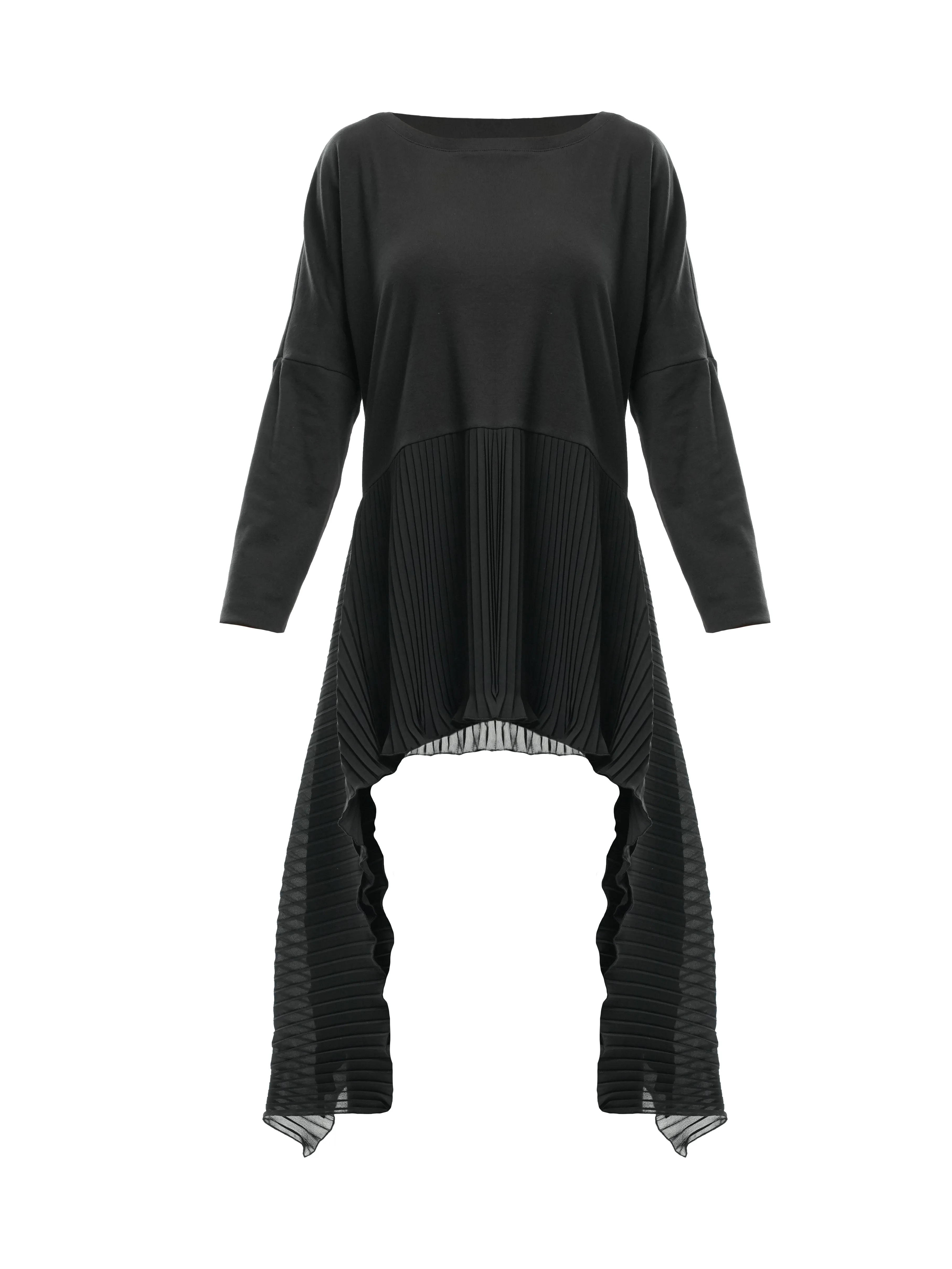 Black Chiffon Tunic