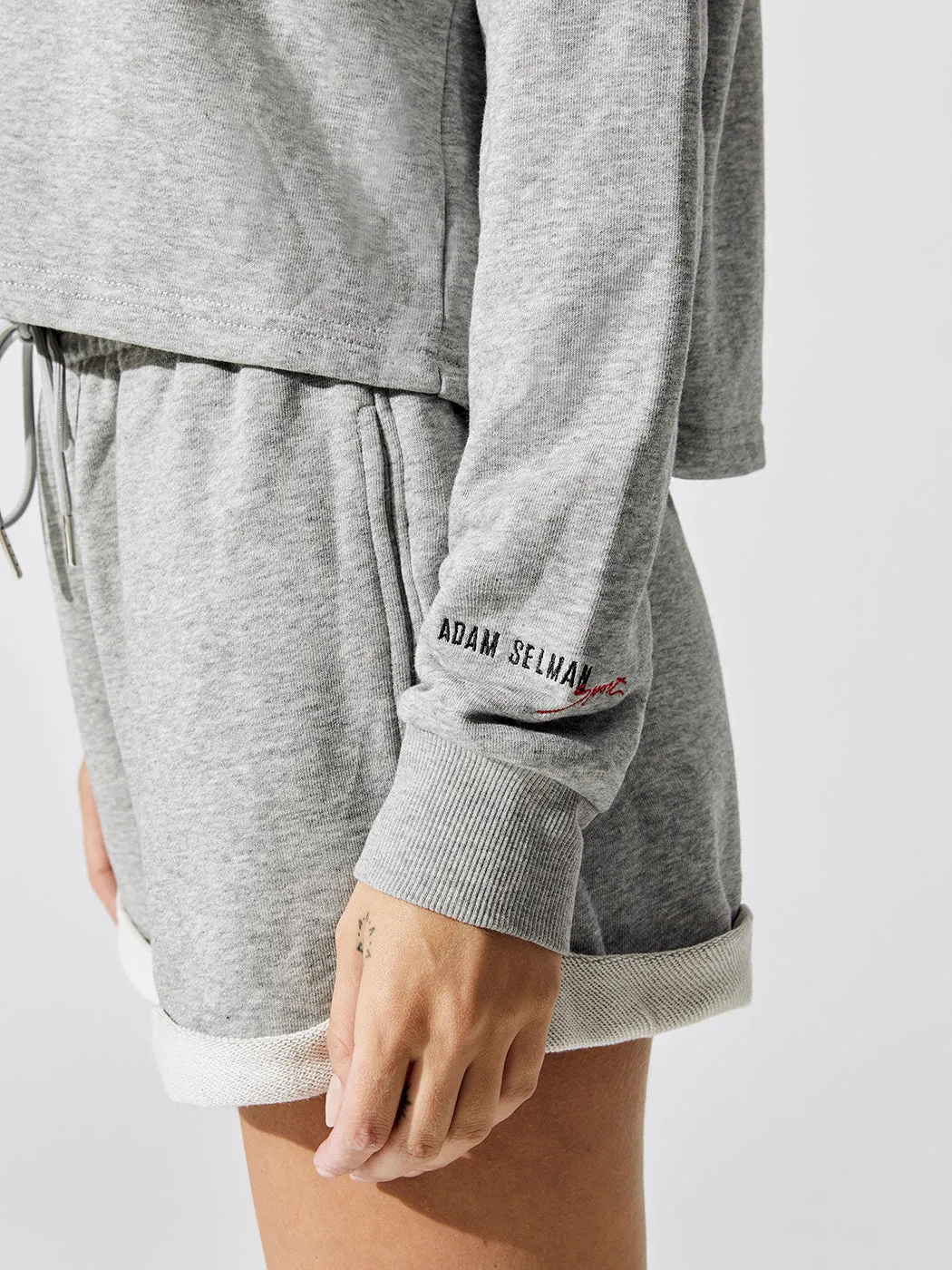 Boxy Pullover - Heather Grey