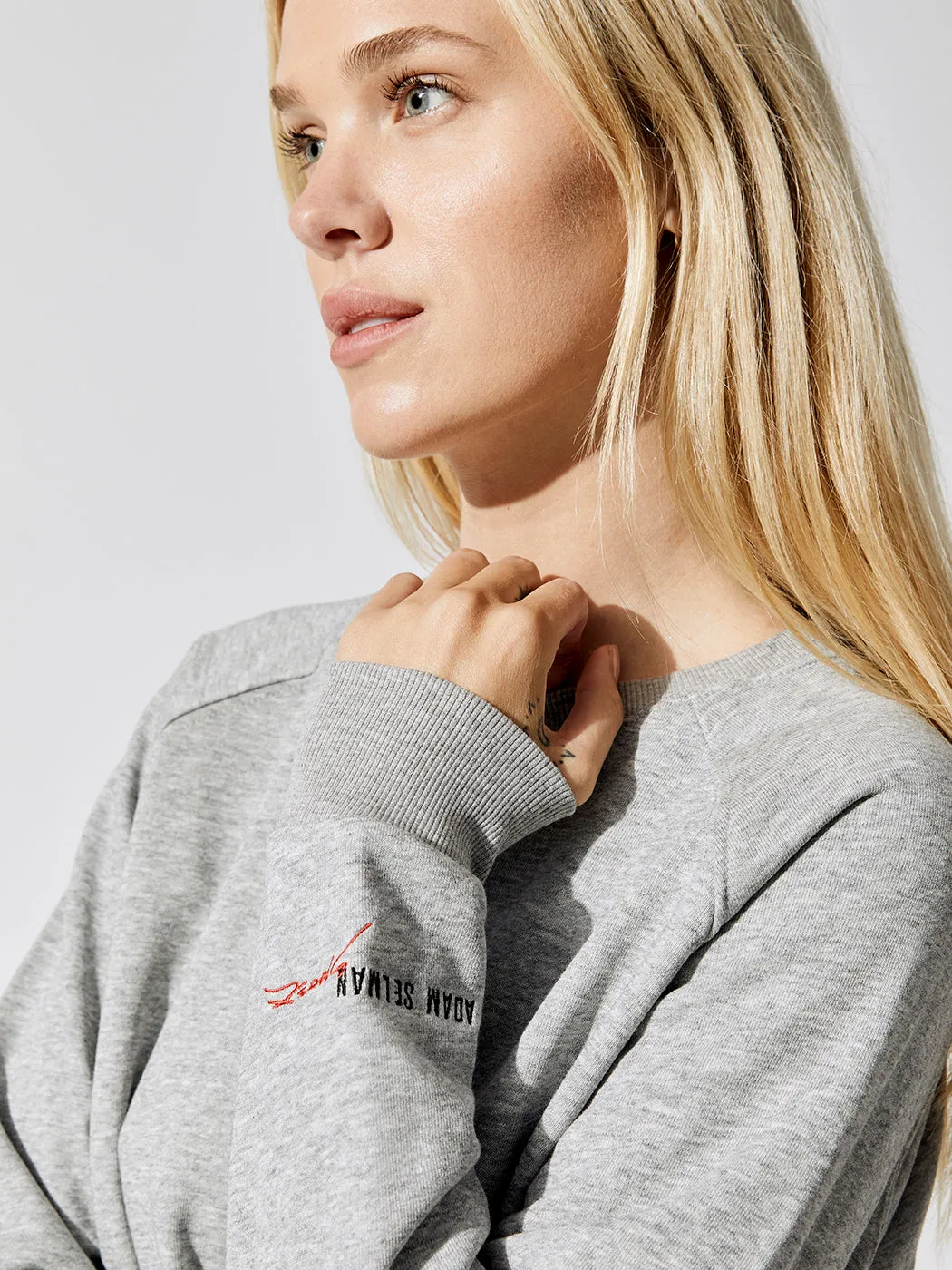 Boxy Pullover - Heather Grey