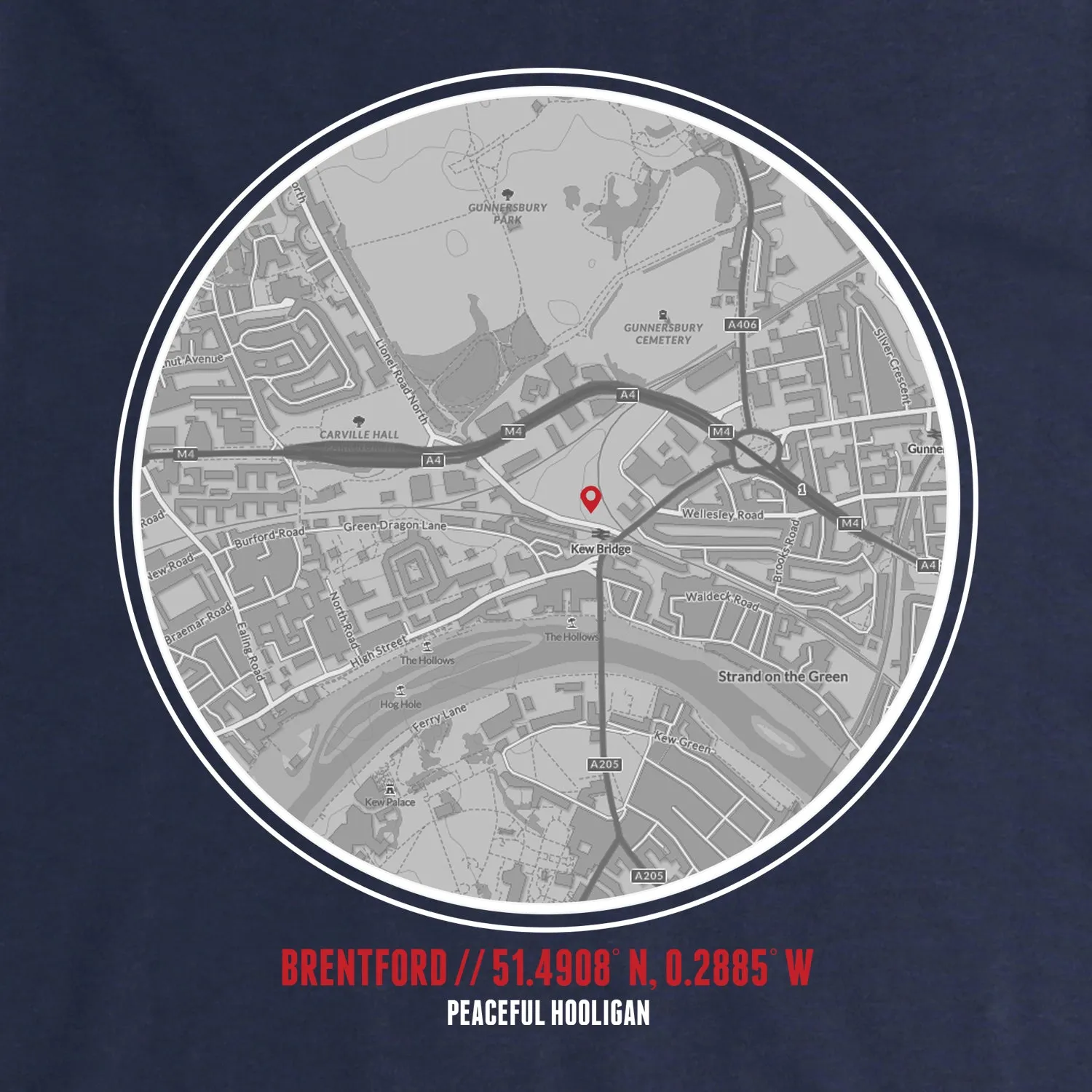 Brentford Location Sweatshirt Navy