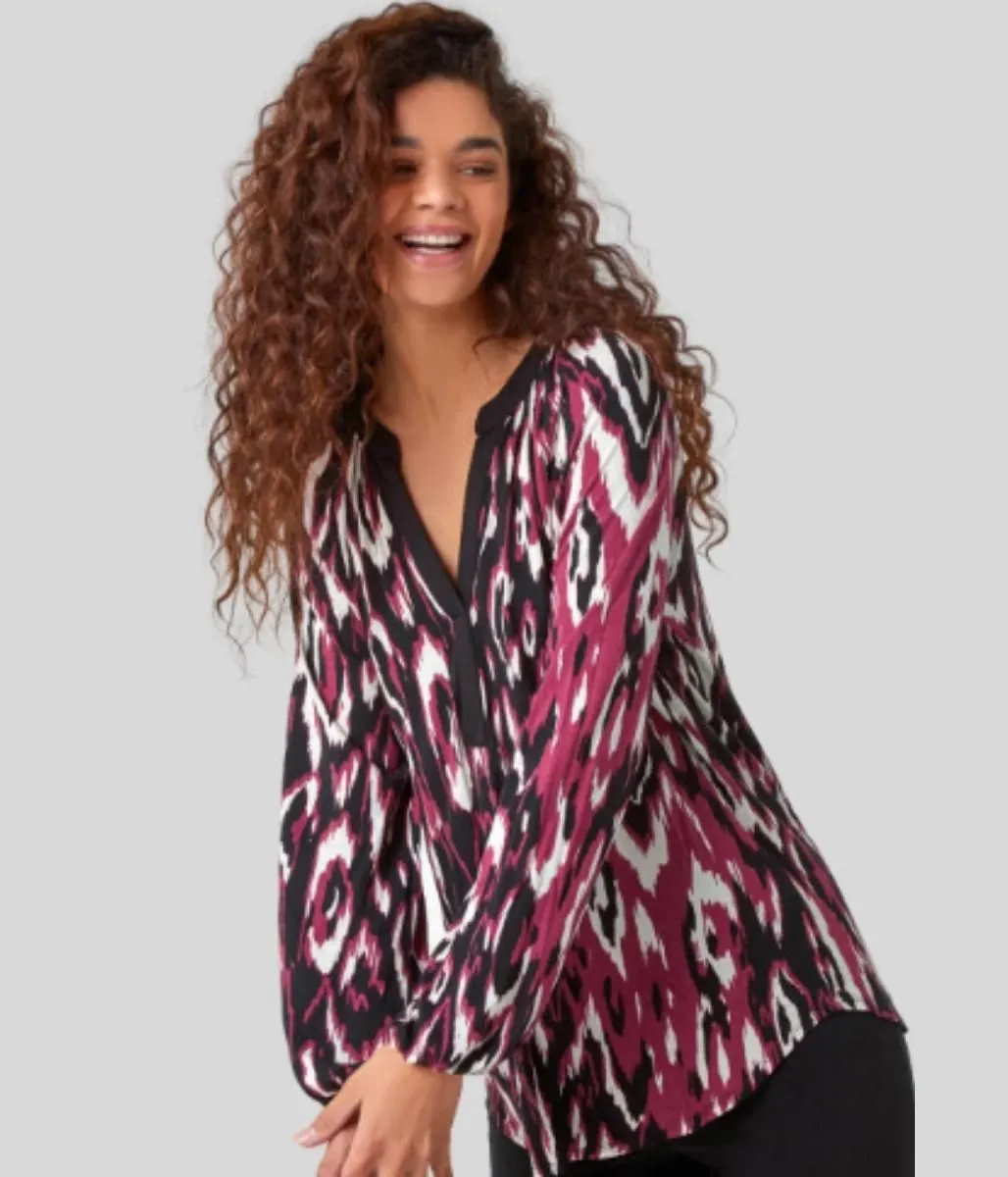 Brushstrokes Tunic Top