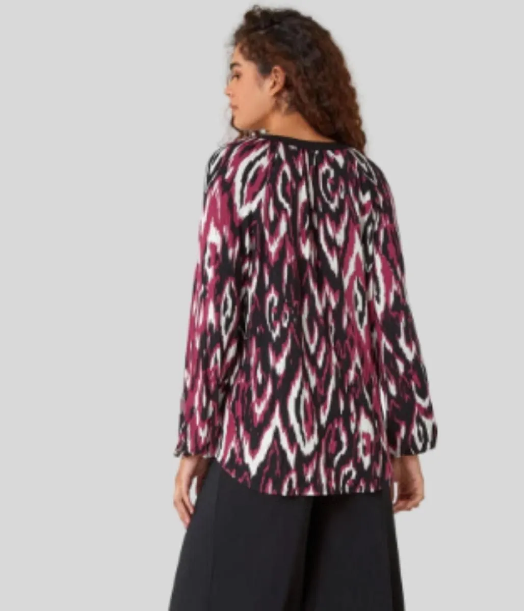 Brushstrokes Tunic Top