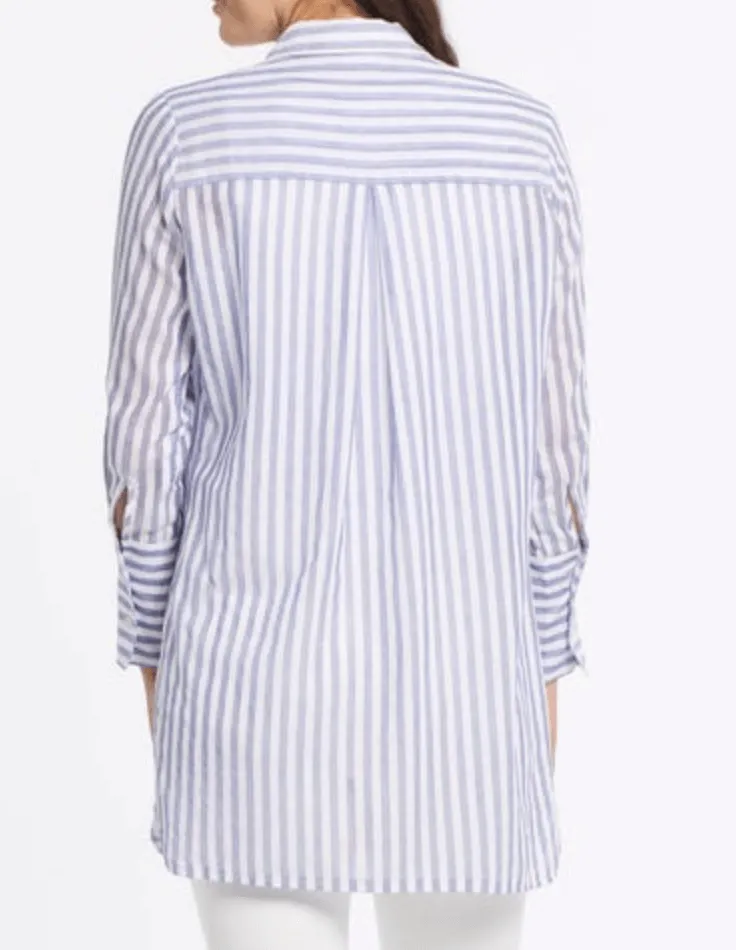 Button Front Tunic Shirt