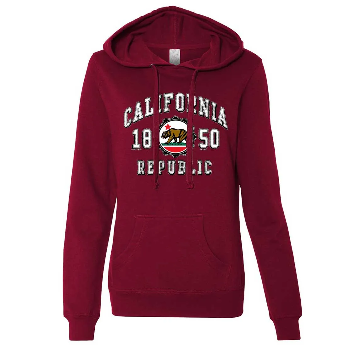 California Republic 1850 Ladies Lt./Wt. Hoodie