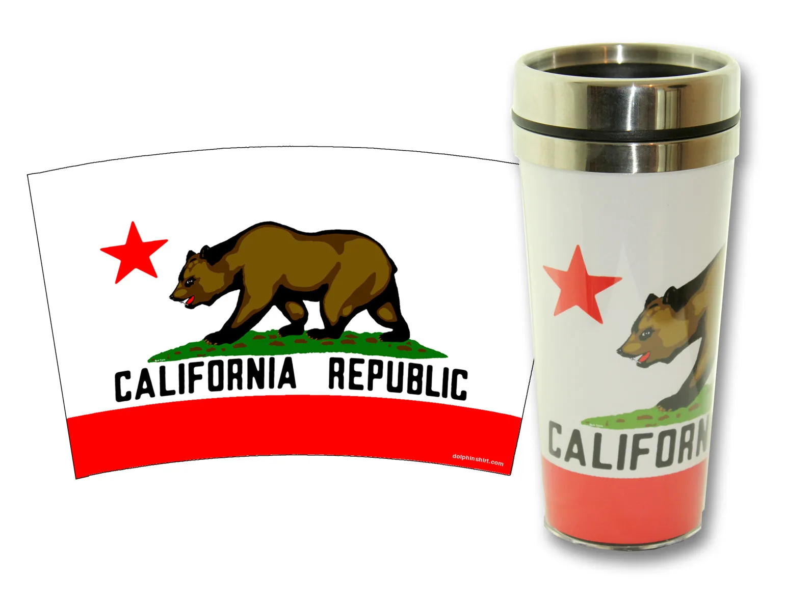 California Republic Insulated Stainless Steel Lined Tumbler