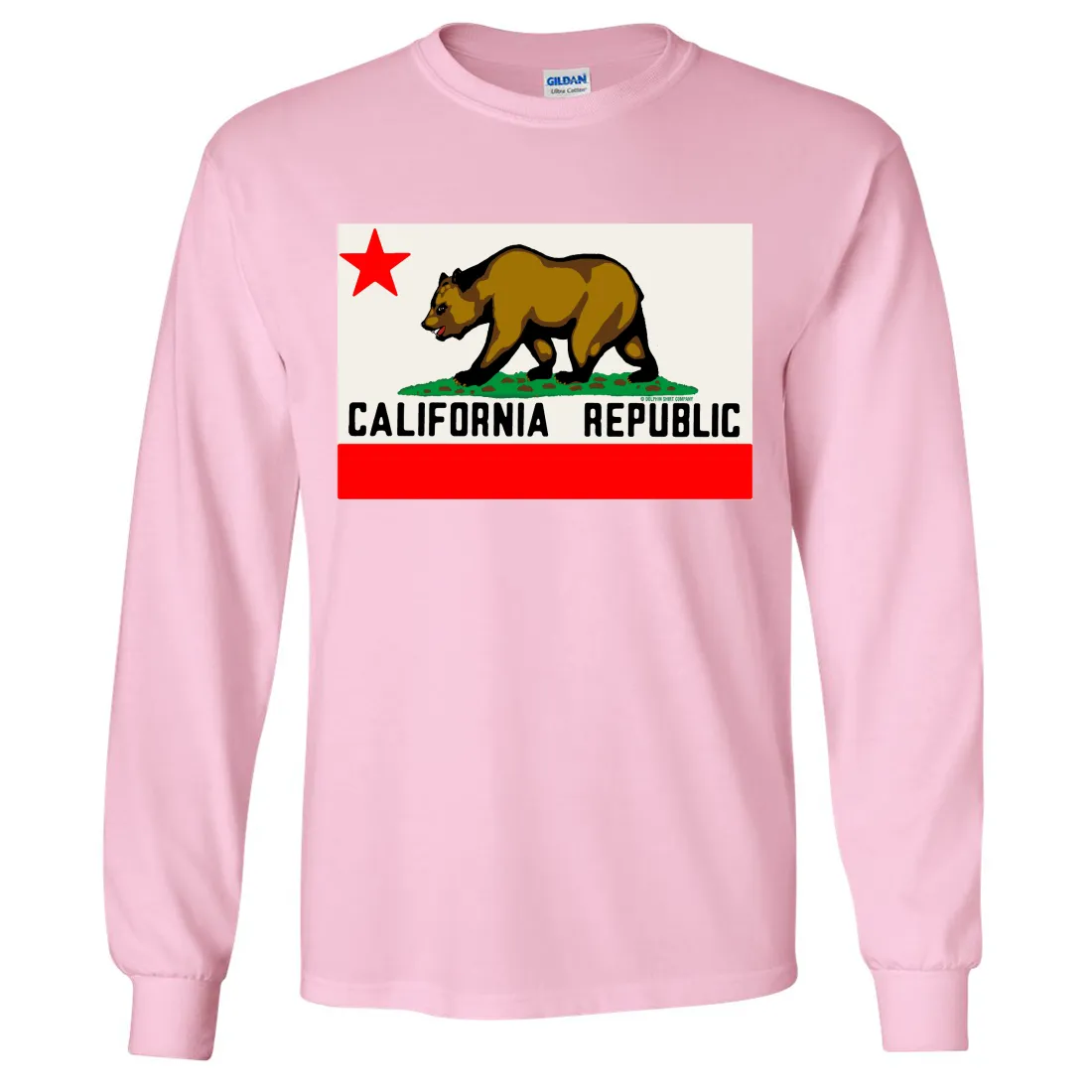 California Republic Original Bear Flag Long Sleeve Shirt