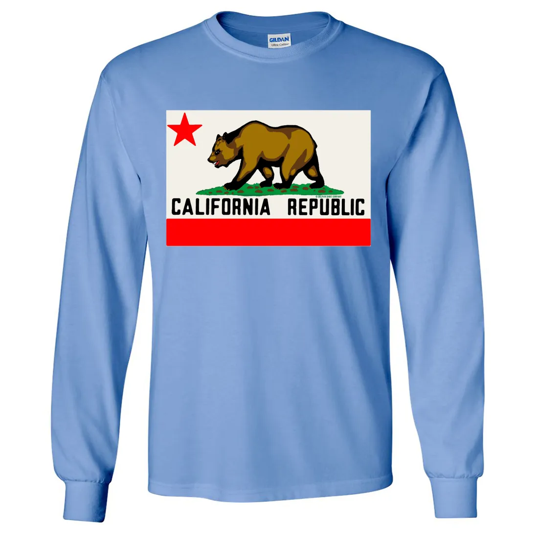 California Republic Original Bear Flag Long Sleeve Shirt