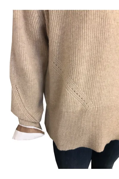 Camel Cashmere Sweater