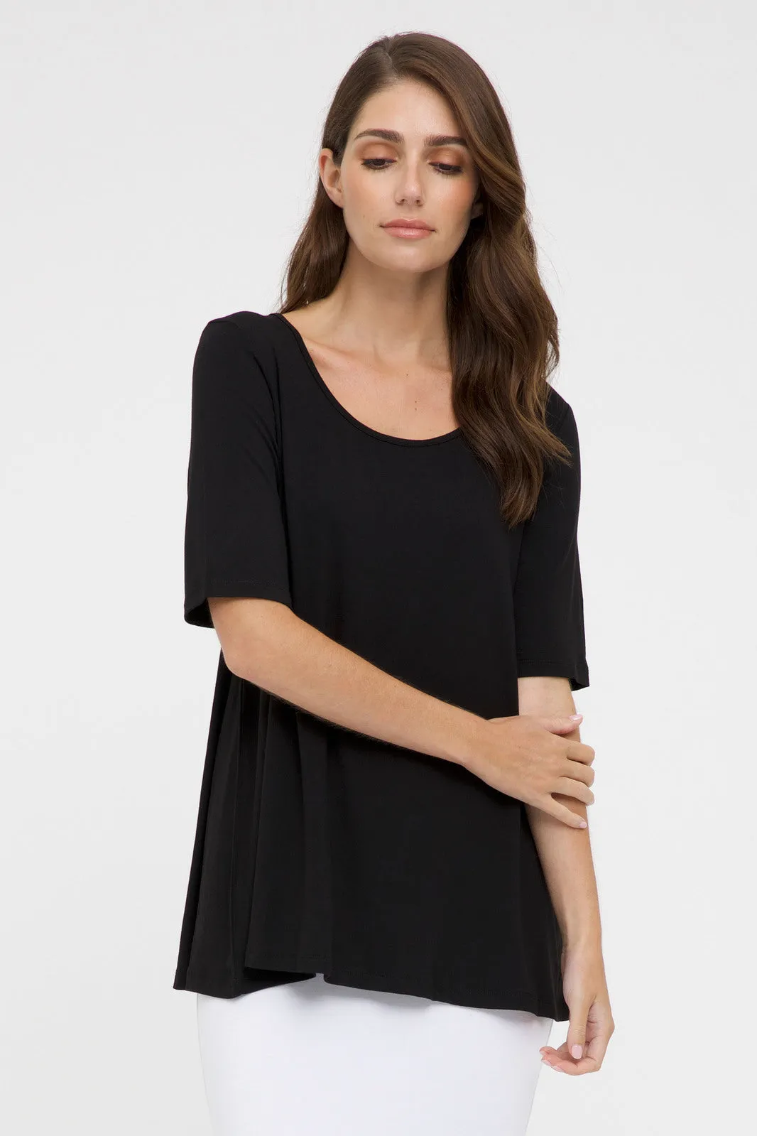 Carter Tunic Top - Black