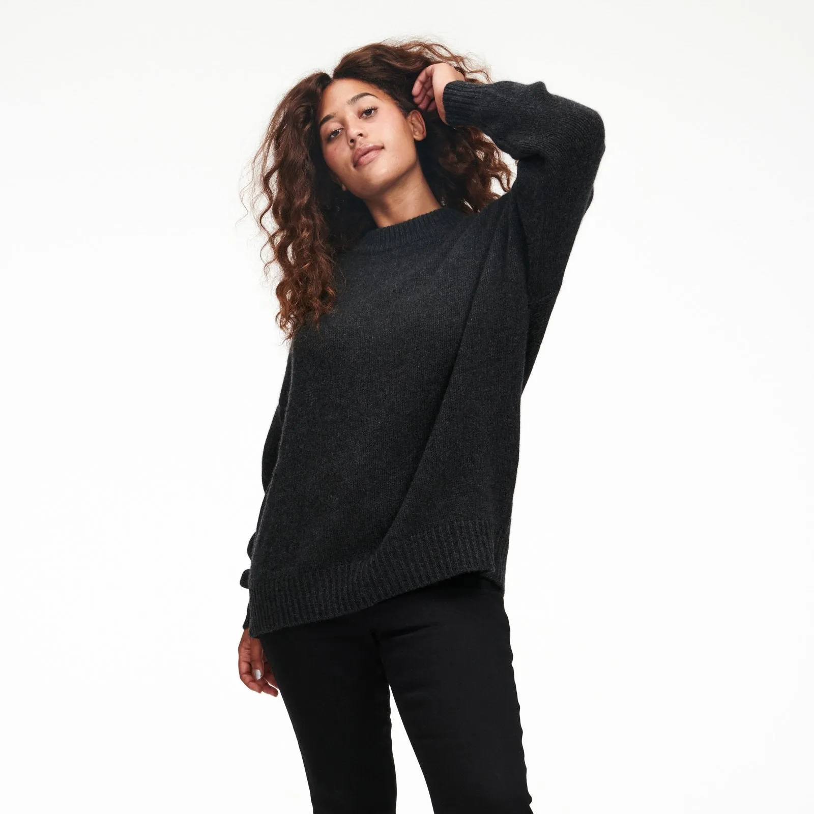 Cashmere Oversized Crewneck Sweater