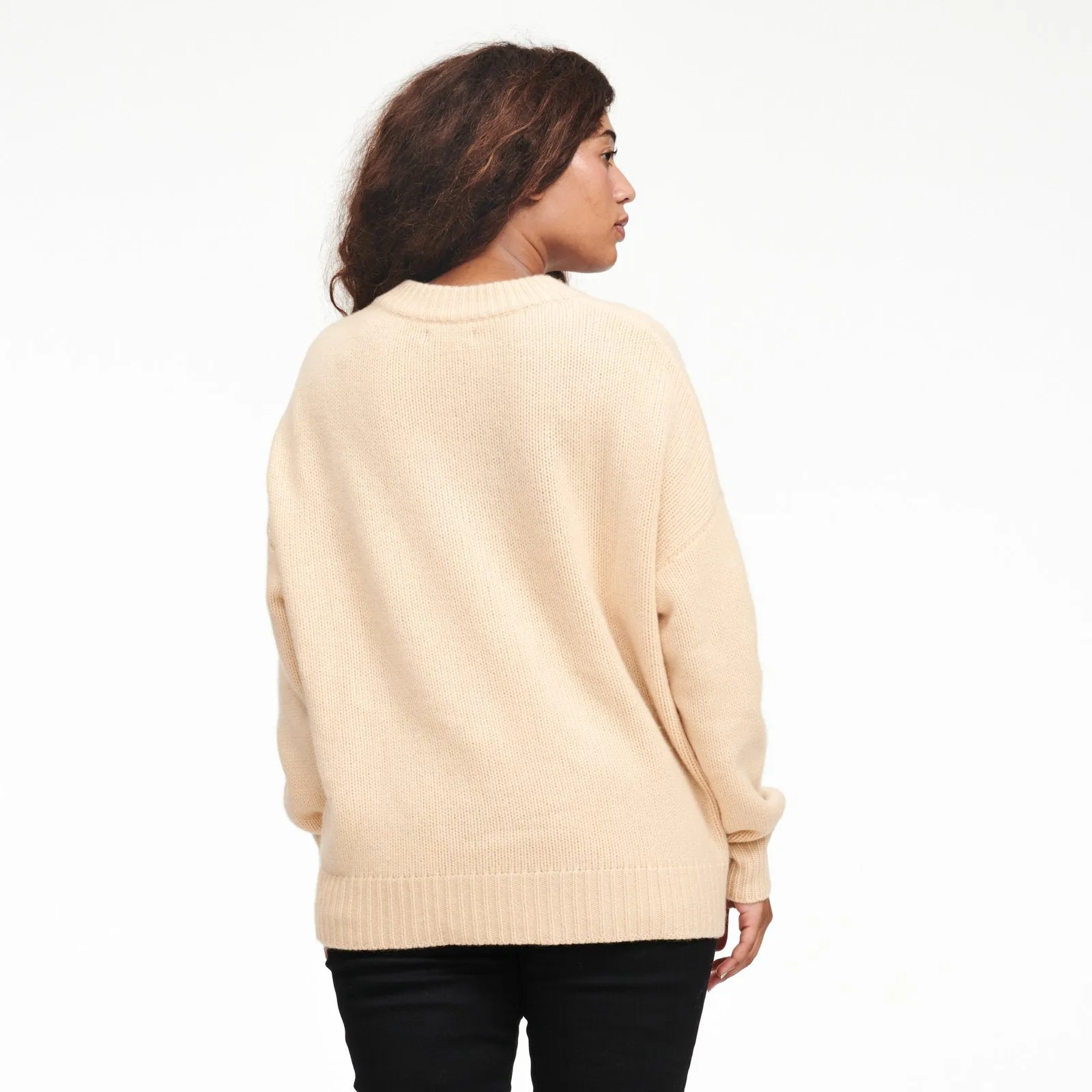 Cashmere Oversized Crewneck Sweater