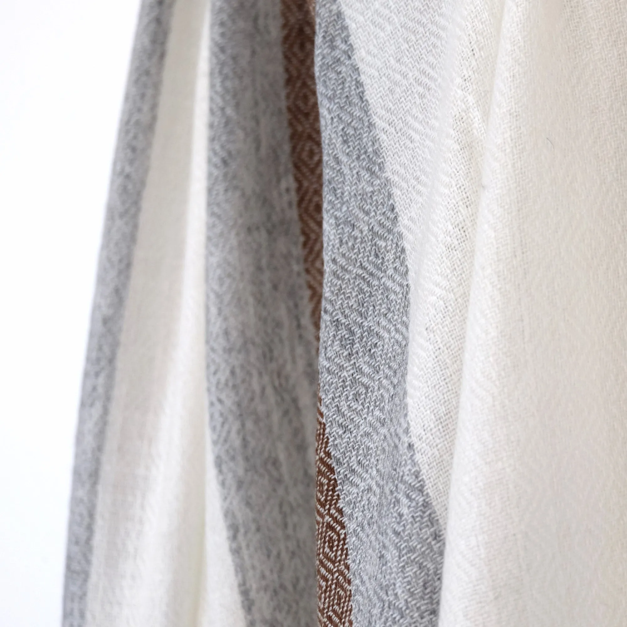 Cashmere Scarf - Winters White