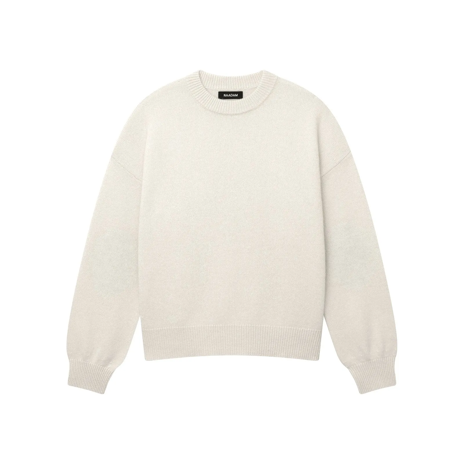 Cashmere Snowflake Crewneck Sweater