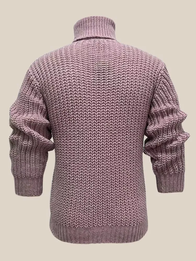 Casual Knitted Turtleneck Sweater