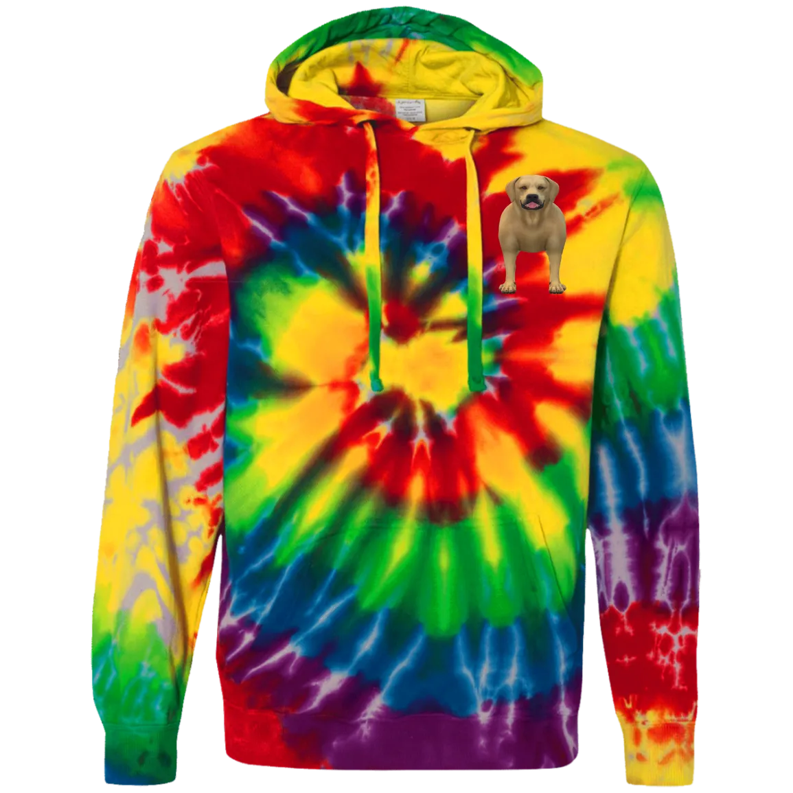 CD877 Tie-Dyed Pullover Hoodie