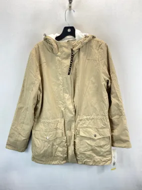 Coat Raincoat By Clothes Mentor In Tan, Size: M