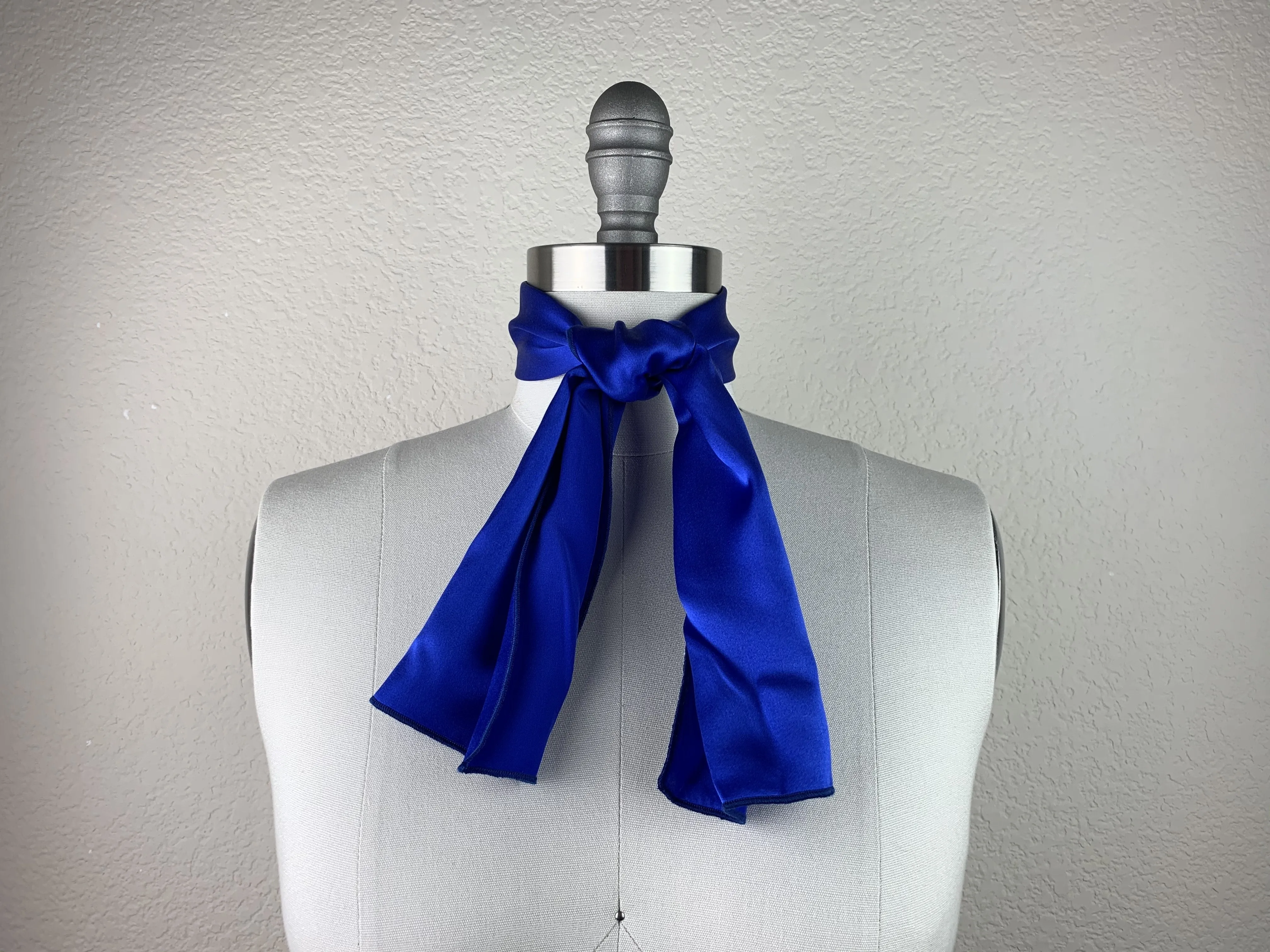 CR Royal Blue Silk Scarf