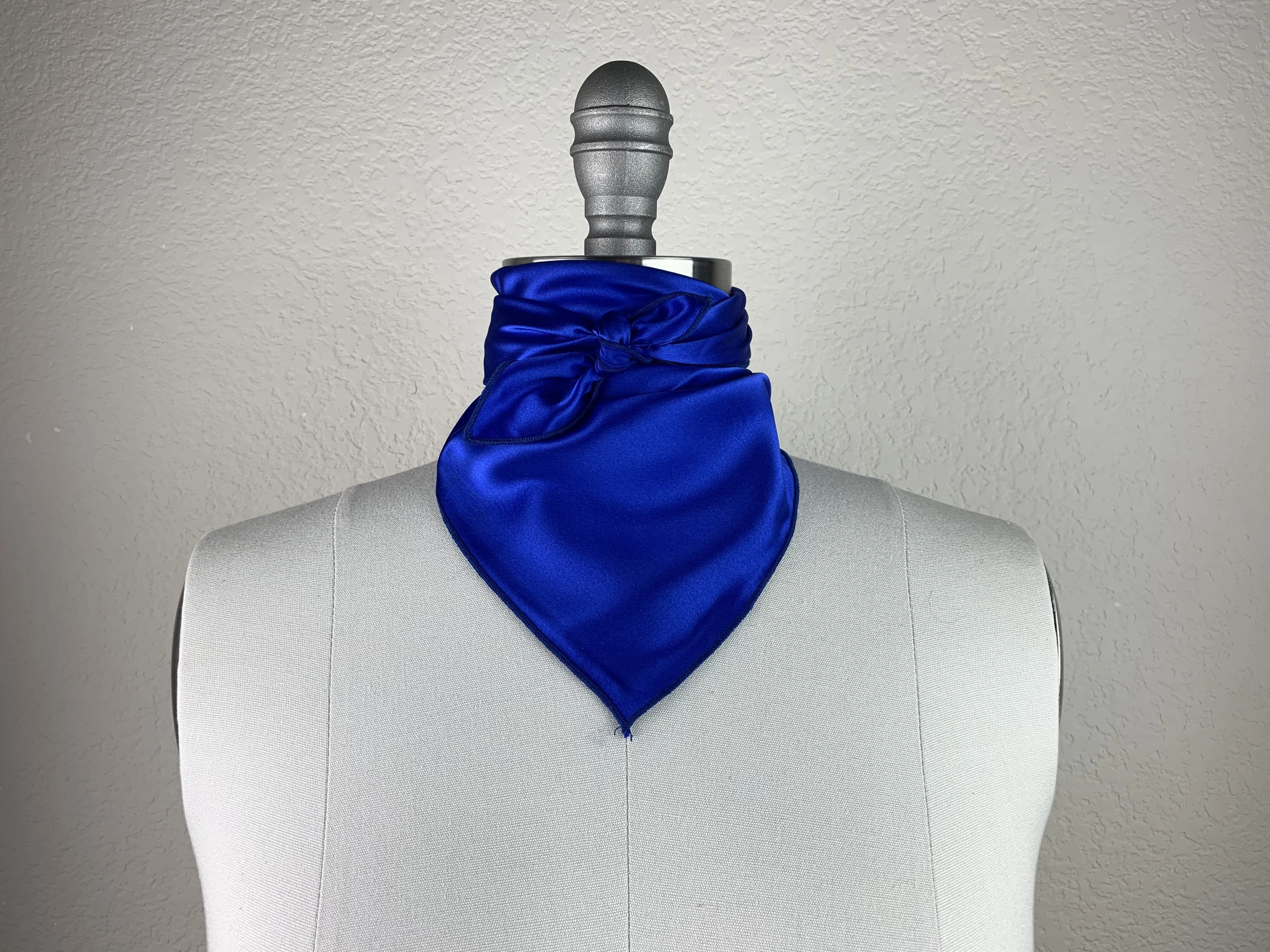 CR Royal Blue Silk Scarf