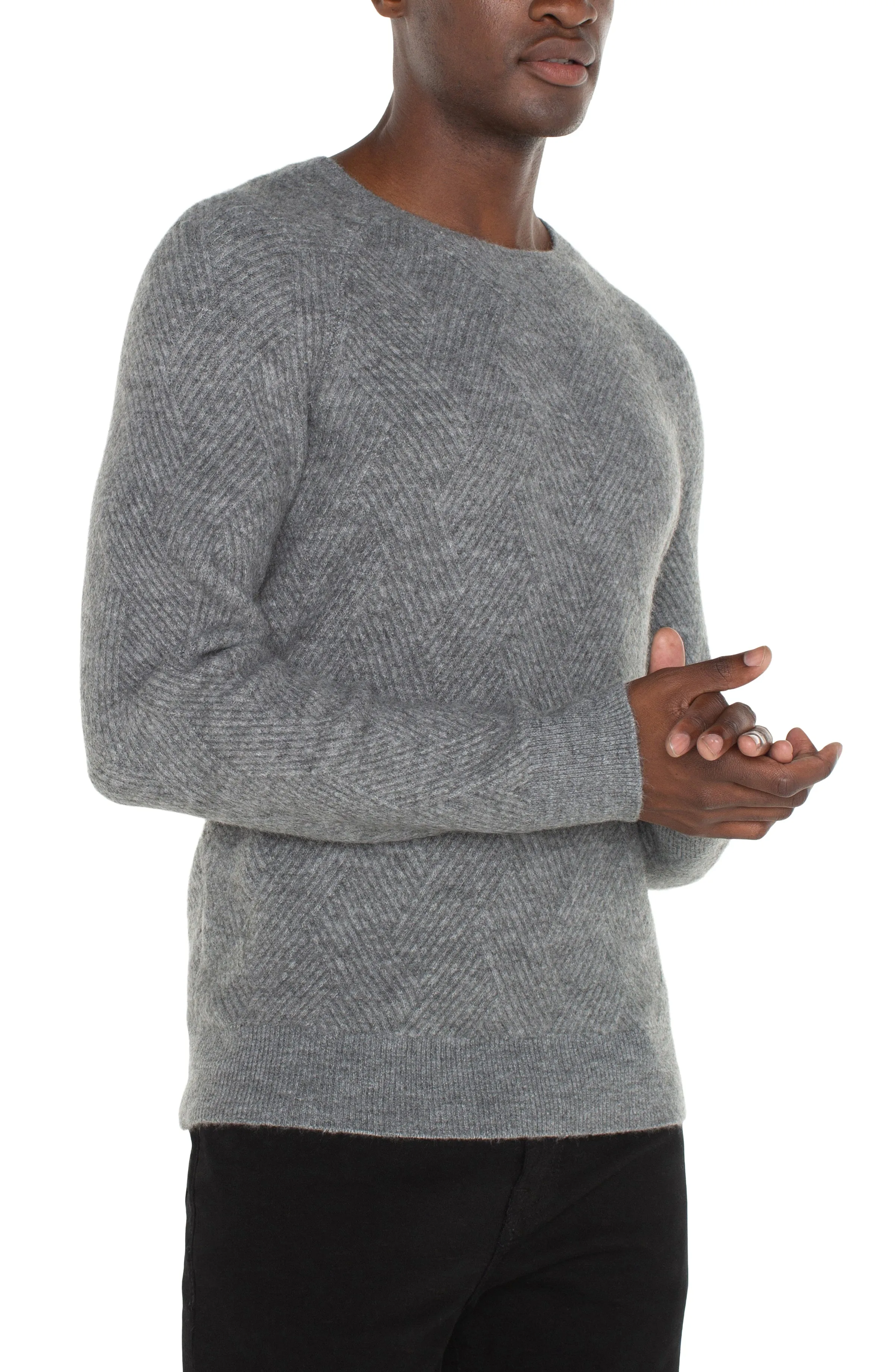 CREW NECK RAGLAN SWEATER