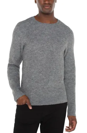 CREW NECK RAGLAN SWEATER