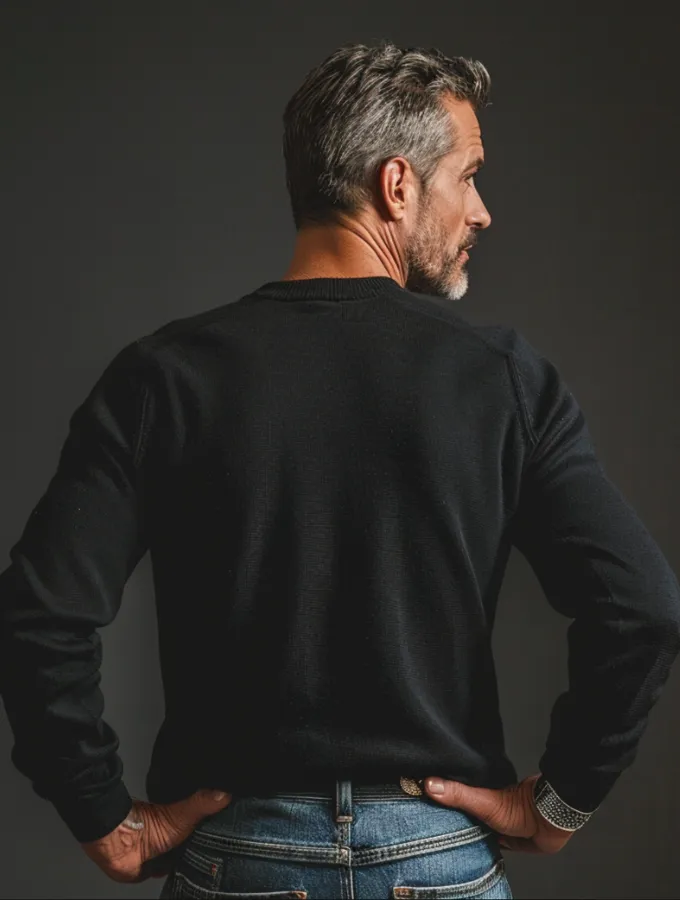 DAD SWEATER - BLACK