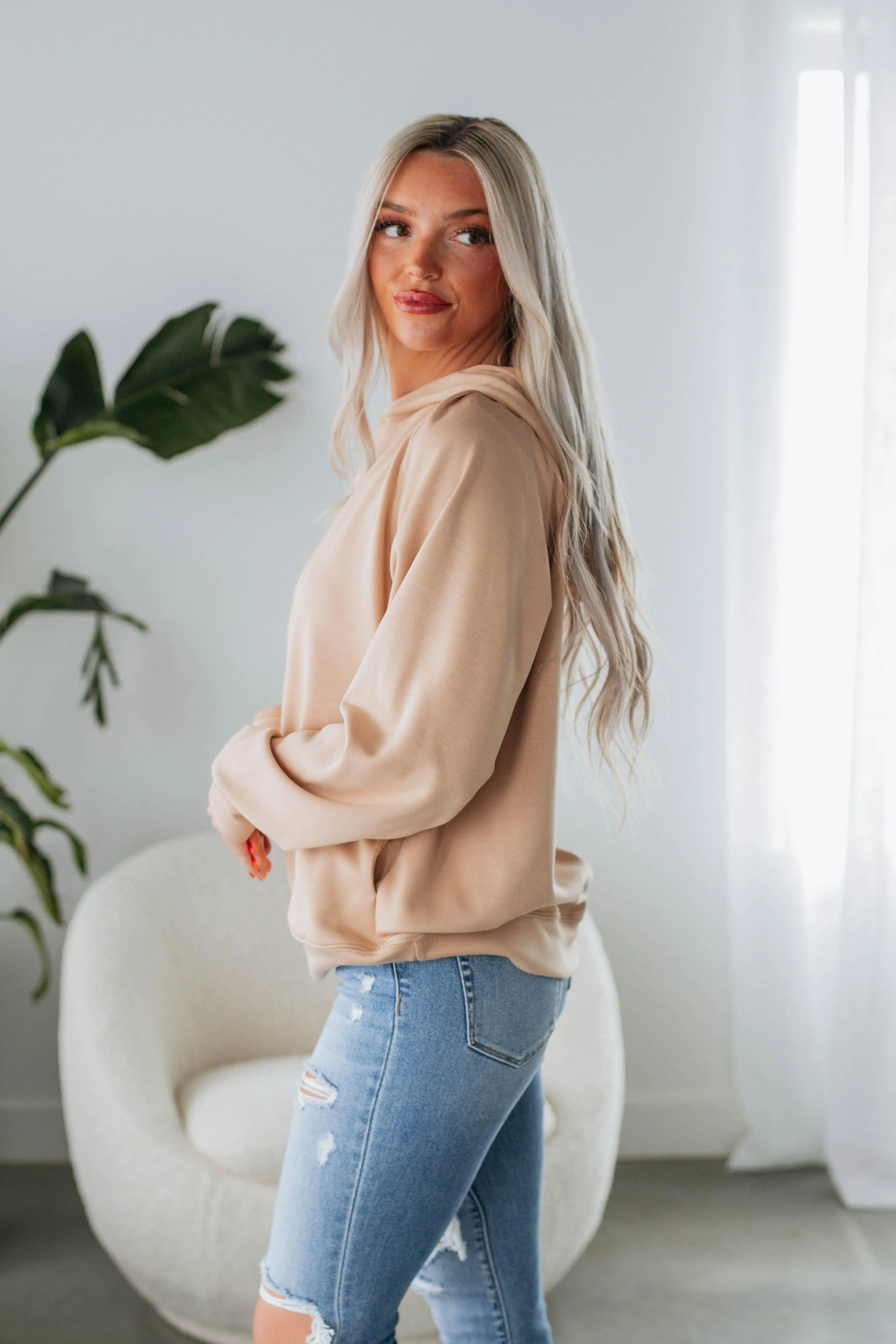 Daniella Hoodie - Camel