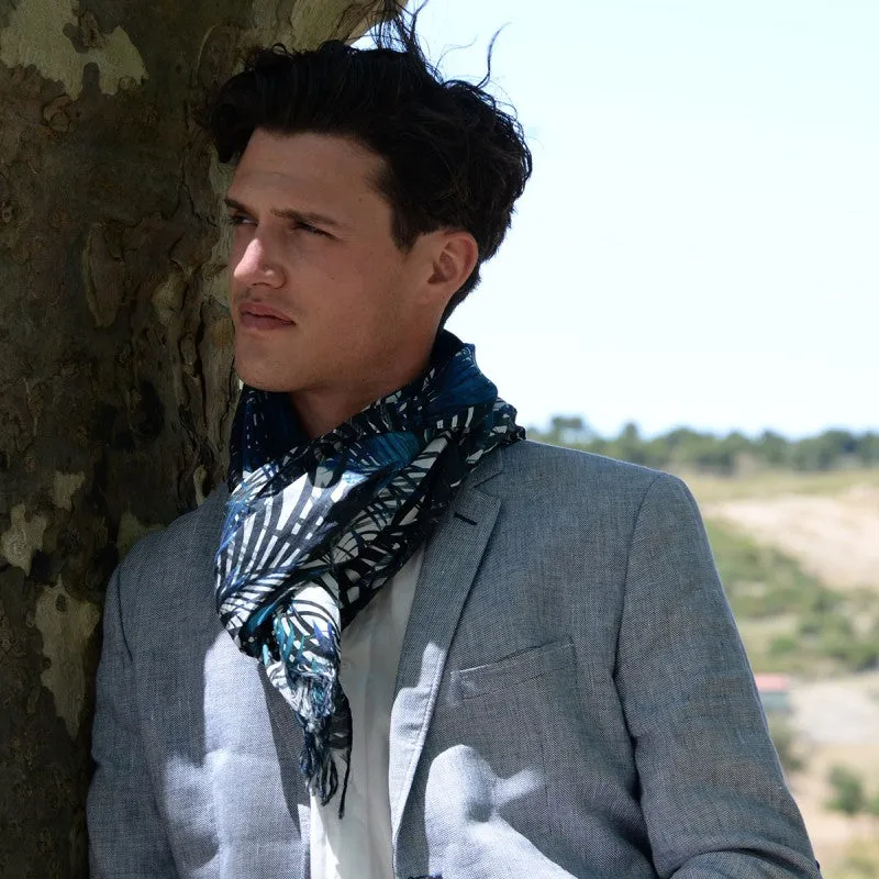 Deidaa Men's Italian Cotton Tropical Scarf