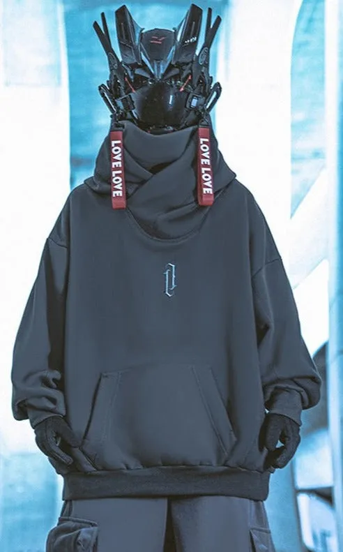 Double Neckline Hoodie