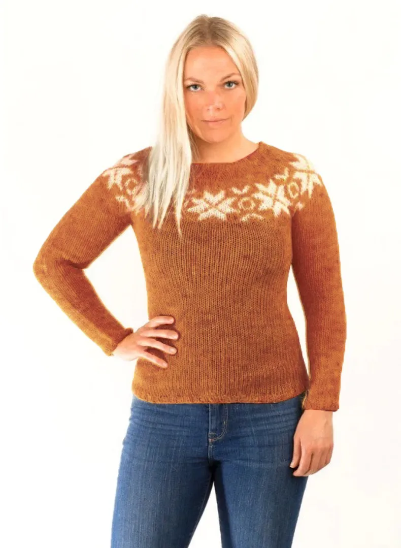 Eykt Wool Pullover Amber Heather