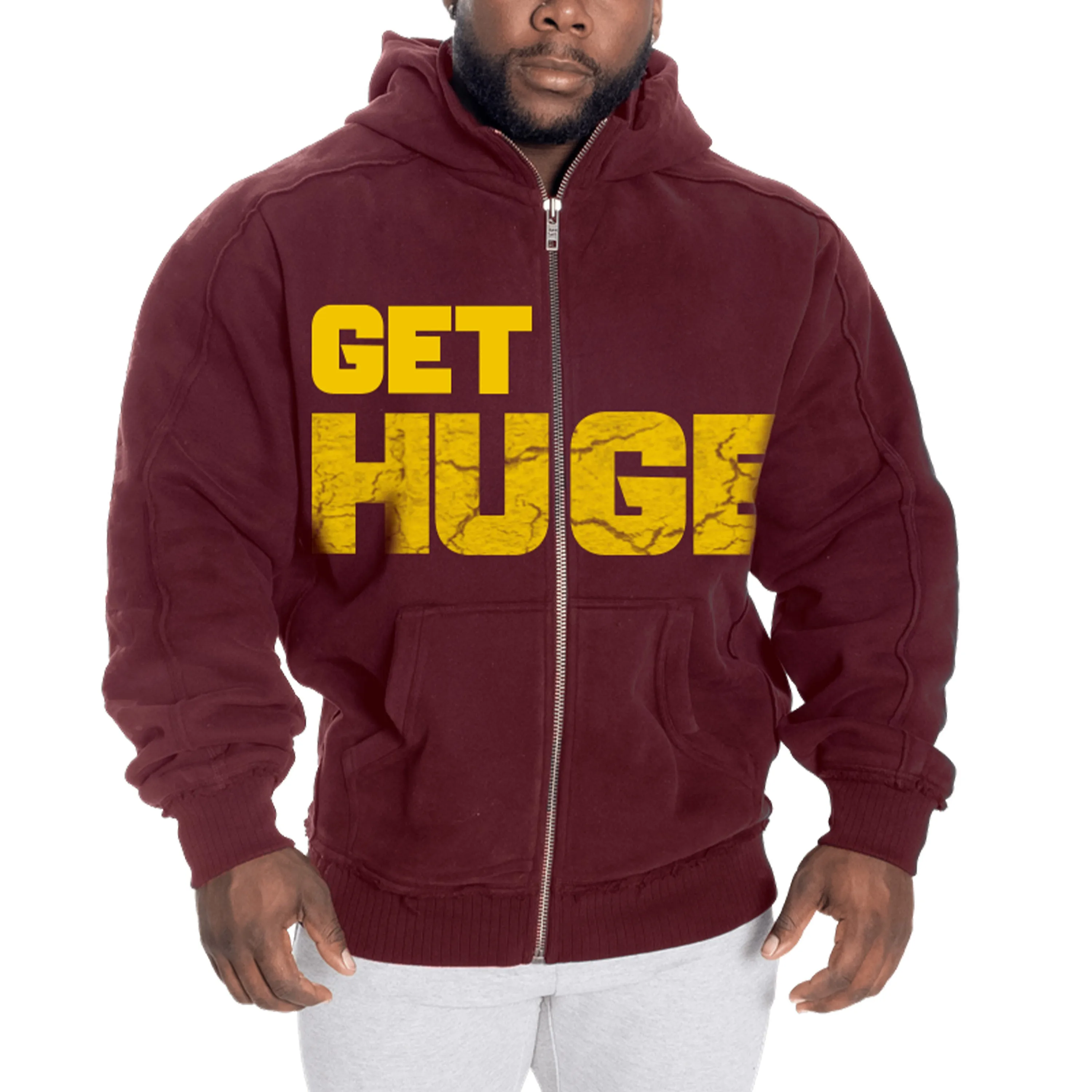 Flex Pullover Hoodie Maroon