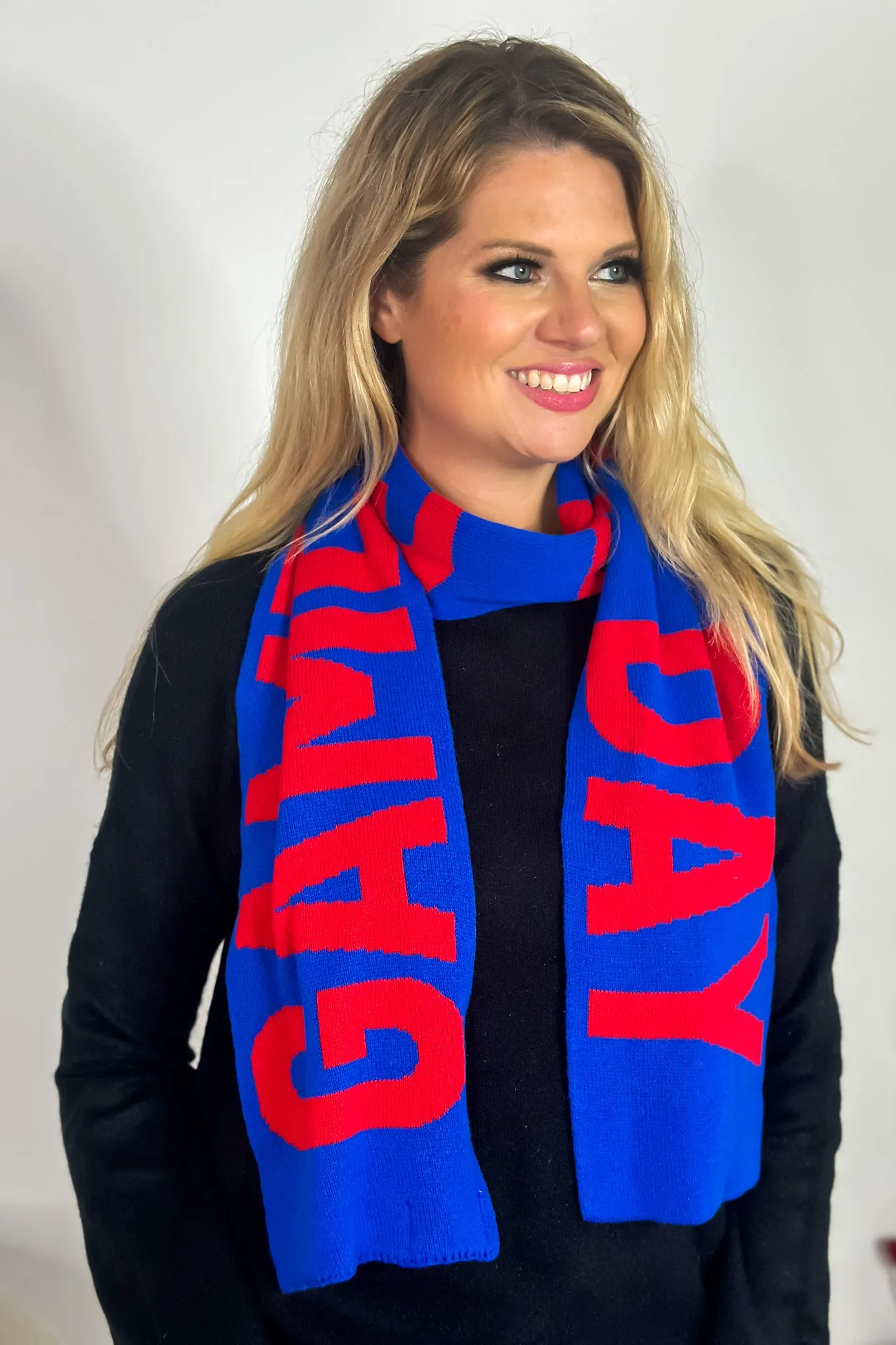 Game Day Scarf : Blue/Red