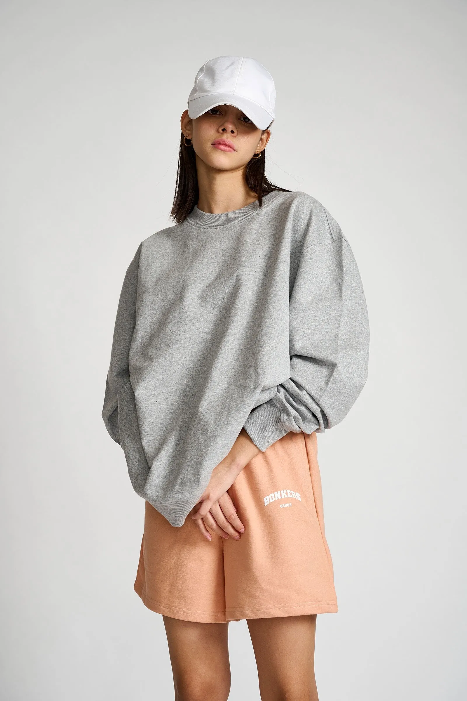 Grey Melange Sweatshirt