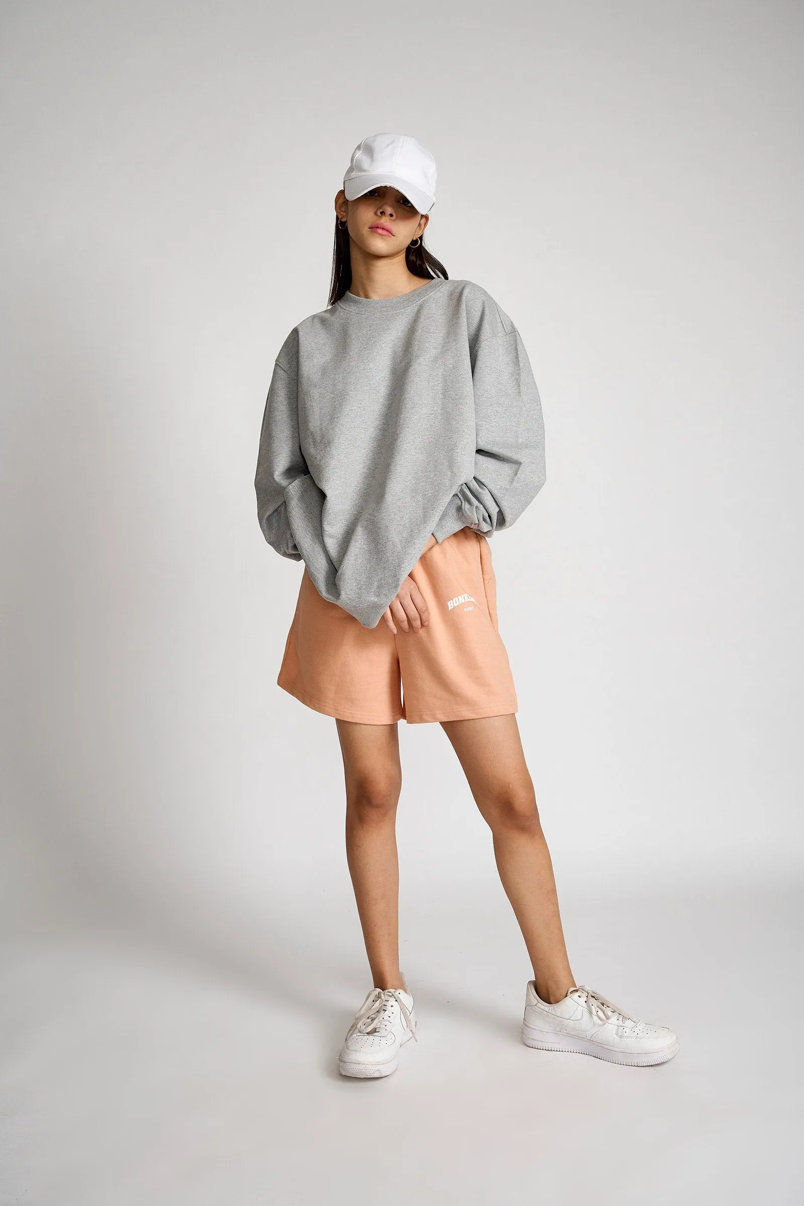 Grey Melange Sweatshirt