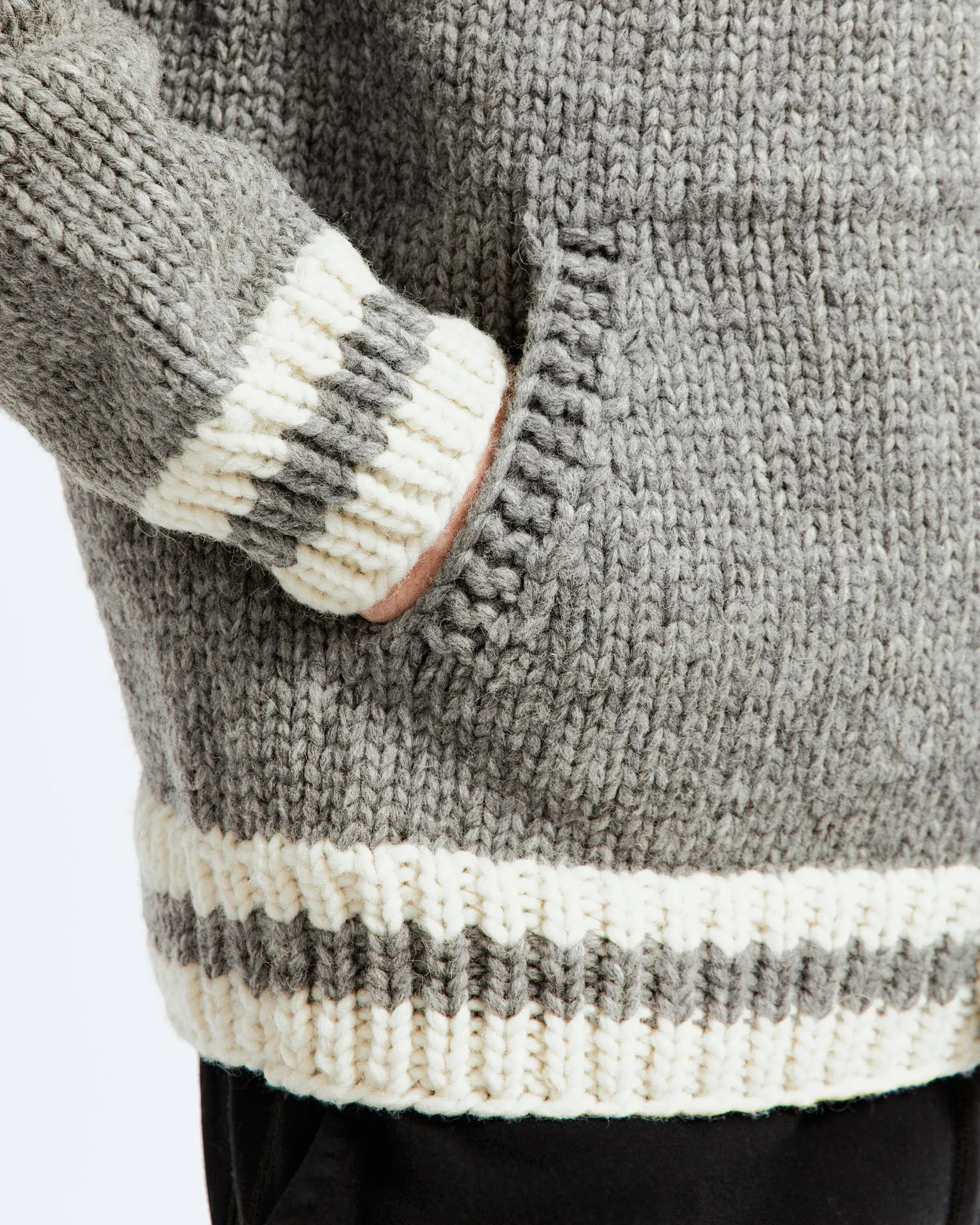 Handknit Collegiate Sweater