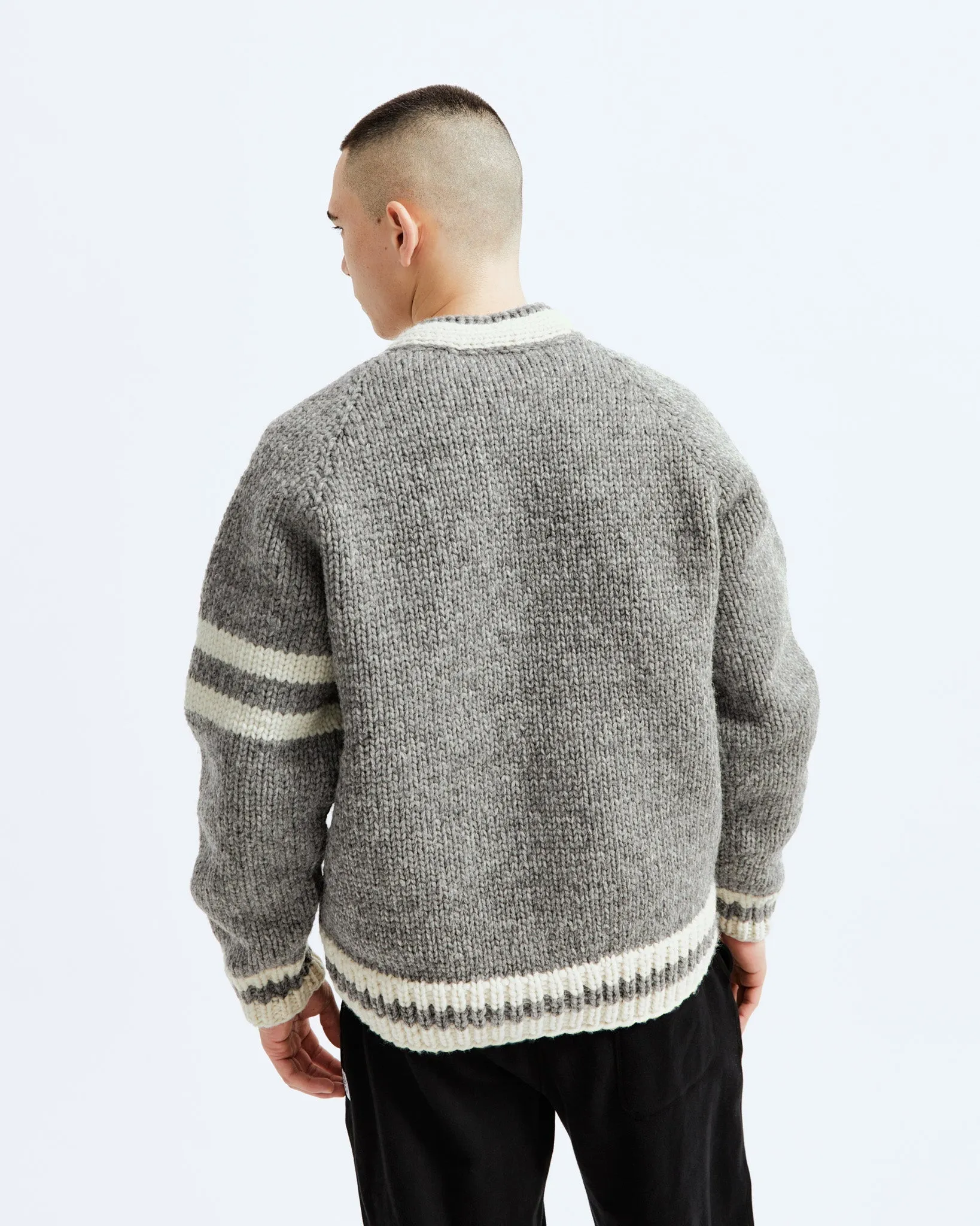 Handknit Collegiate Sweater