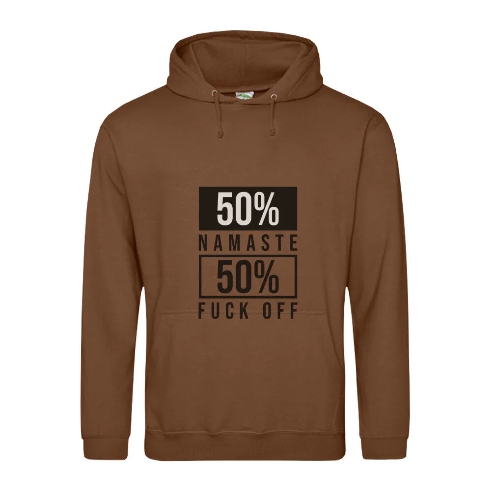 Hoodie - 50 % Namaste -