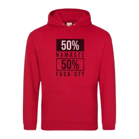 Hoodie - 50 % Namaste -